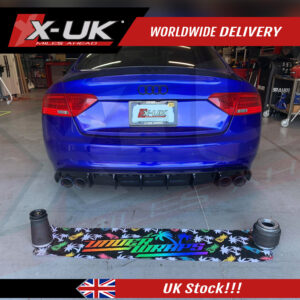 Audi A5 S-line S5 2 doors 2007-2012 FRP rear diffuser valance 1.0