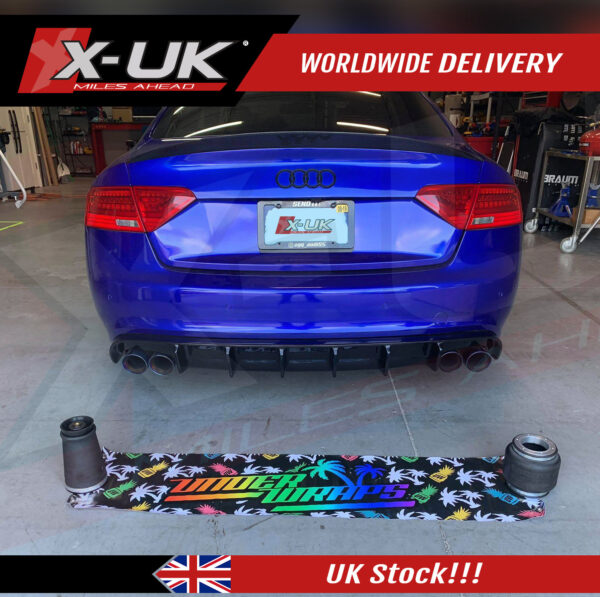 Audi A5 S-line S5 2 doors 2007-2012 FRP rear diffuser valance 1.0