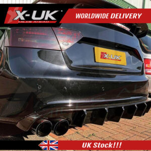 Audi A5 S-line S5 2 doors 2007-2012 FRP rear diffuser valance 1.0