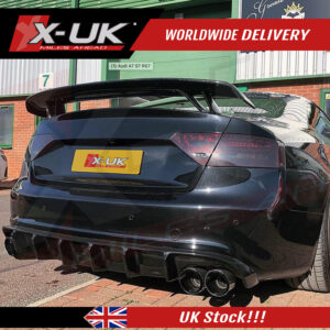 Audi A5 S-line S5 2 doors 2007-2012 FRP rear diffuser valance 1.0