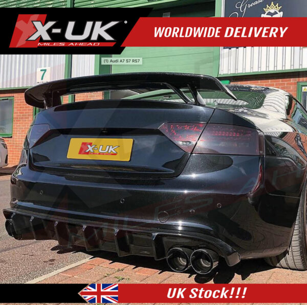 Audi A5 S-line S5 2 doors 2007-2012 FRP rear diffuser valance 1.0