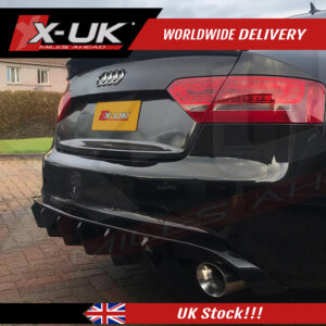 Audi A5 S-line S5 2 doors 2007-2012 FRP rear diffuser valance 1.0