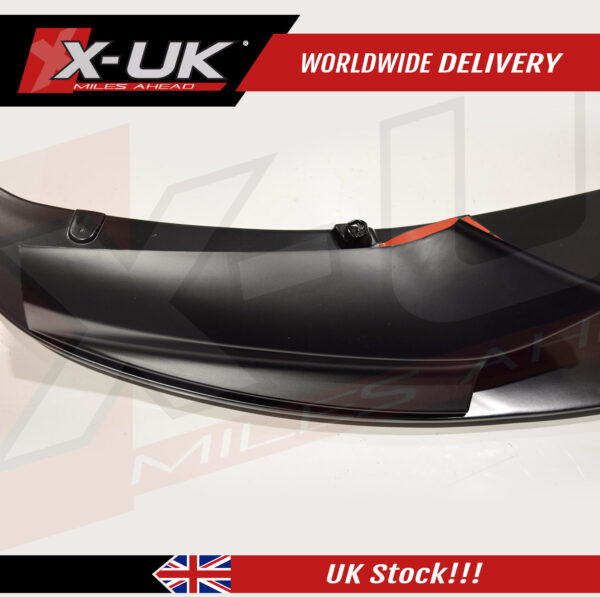 BMW 5 Series F10 2010-2016 M Performance style front splitter satin black