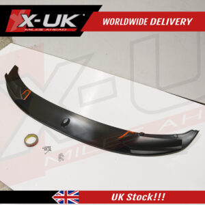 BMW 5 Series F10 2010-2016 M Performance style front splitter satin black