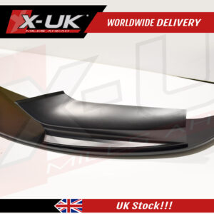 BMW 5 Series F10 2010-2016 M Performance style front splitter satin black