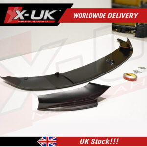 BMW 5 Series F10 2010-2016 M Performance style front splitter satin black