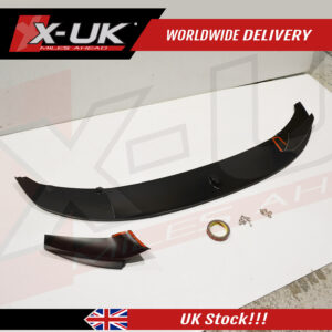 BMW 5 Series F10 2010-2016 M Performance style front splitter satin black