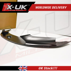 BMW 5 Series F10 2010-2016 M Performance style front splitter satin black