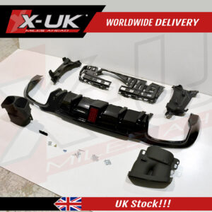 Mercedes E-Class W213 2016-2019 Brabus style rear diffuser