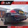 Mercedes E-Class W213 2016-2019 Brabus style rear diffuser