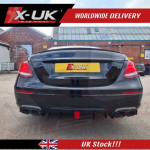 Mercedes E-Class W213 2016-2019 Brabus style rear diffuser