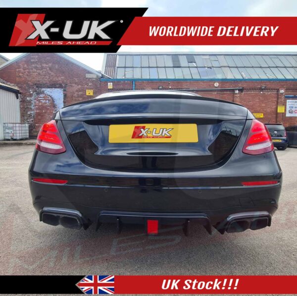 Mercedes E-Class W213 2016-2019 Brabus style rear diffuser