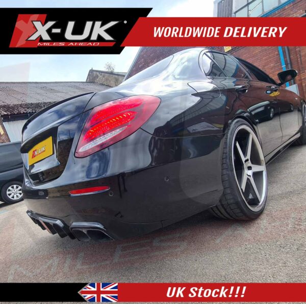 Mercedes E-Class W213 2016-2019 Brabus style rear diffuser