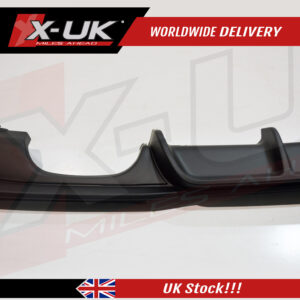 BMW 3 Series F30 F35 M Performance style rear diffuser double twin pipes