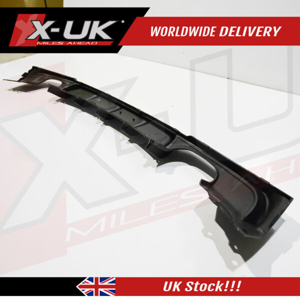 BMW 3 Series F30 F35 M Performance style rear diffuser double twin pipes