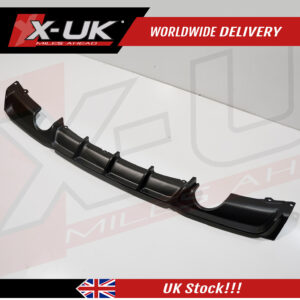 BMW 3 Series F30 F35 M performance style rear diffuser two single pipes