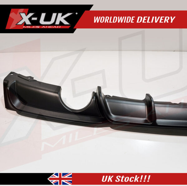 BMW 3 Series F30 F35 M performance style rear diffuser two single pipes