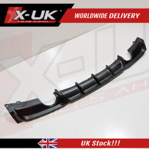 BMW 3 Series F30 F35 M performance style rear diffuser two single pipes