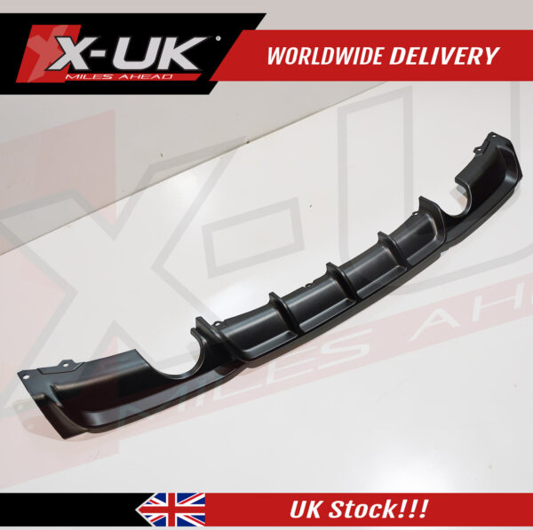 BMW 3 Series F30 F35 M performance style rear diffuser two single pipes