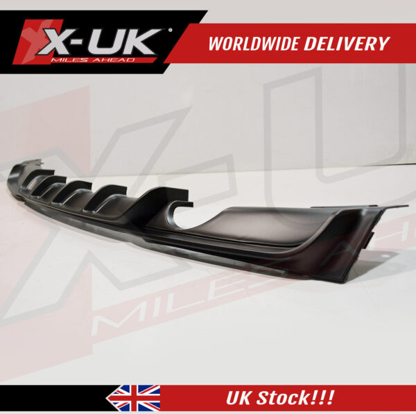 BMW 3 Series F30 F35 M performance style rear diffuser two single pipes