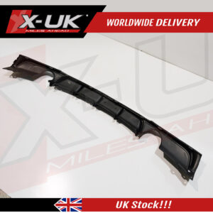 BMW 3 Series F30 F35 M performance style rear diffuser two single pipes