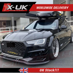 RS4 style 2 front bumper conversion for Audi A4 S4 B9 2016-2019