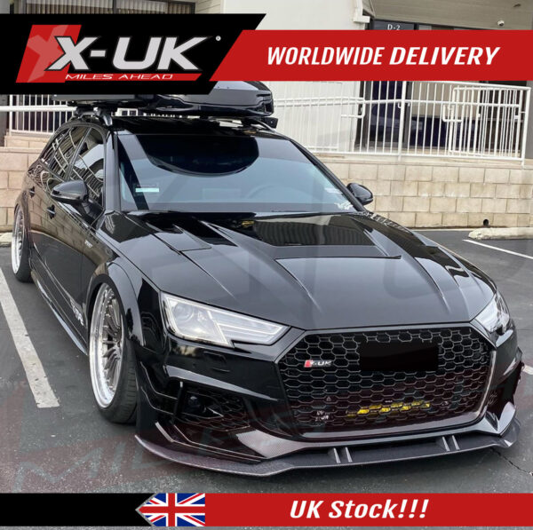 RS4 style 2 front bumper conversion for Audi A4 S4 B9 2016-2019
