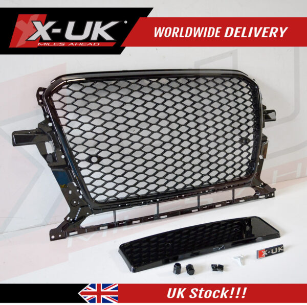 Audi Q5 SQ5 8R 2012-2015 to RSQ5 style front grill gloss black