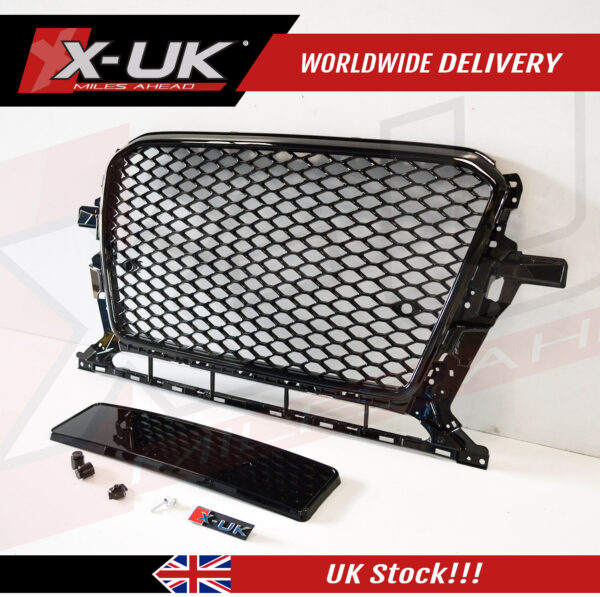 Audi Q5 SQ5 8R 2012-2015 to RSQ5 style front grill gloss black