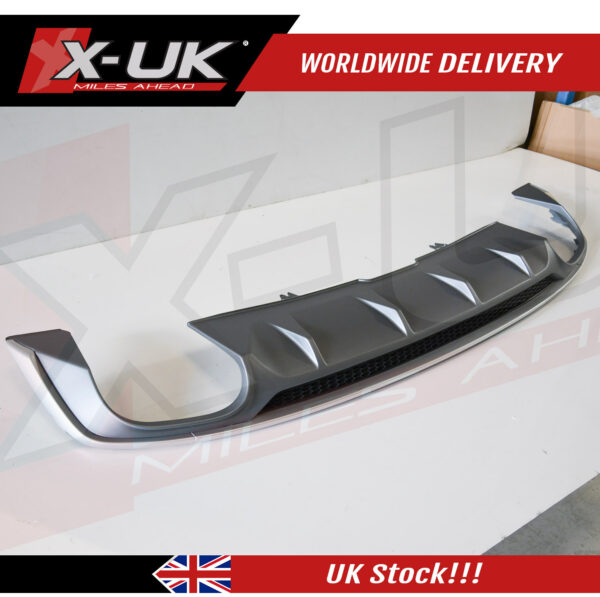 Audi A5 S-line 2017-2020 B9 S5 style rear diffuser skin to fit 2 & 4 doors