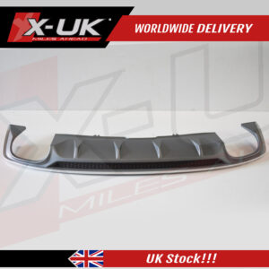 Audi A5 S-line 2017-2020 B9 S5 style rear diffuser skin to fit 2 & 4 doors