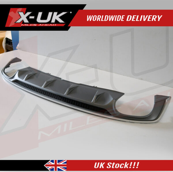 Audi A5 S-line 2017-2020 B9 S5 style rear diffuser skin to fit 2 & 4 doors