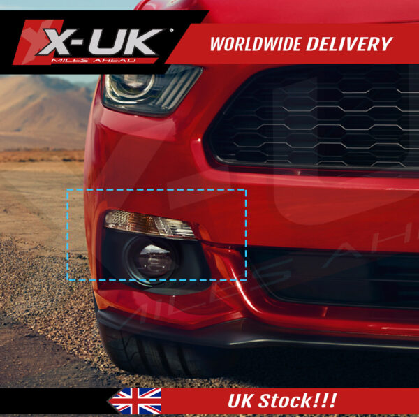 Ford Mustang GT 2015-2017 fog light splitter lips