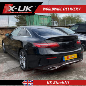 Mercedes E-Class C238 coupe E63 S style gloss black rear spoiler