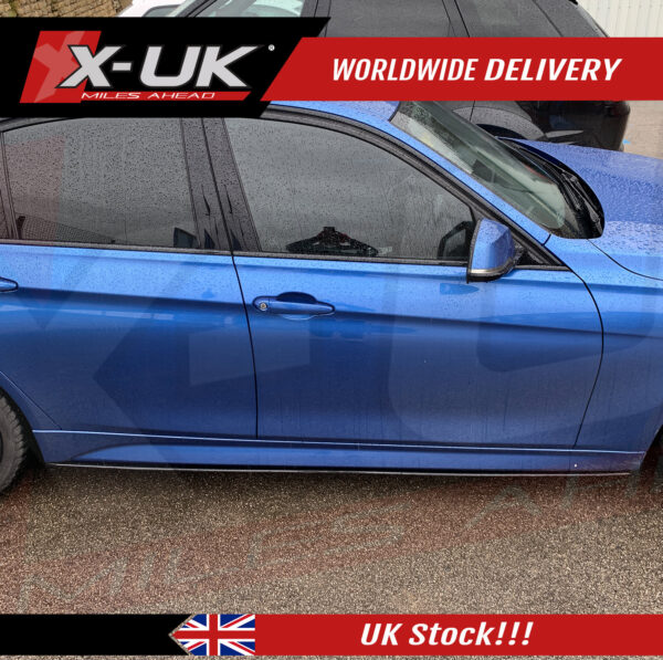 BMW 3 Series F30 F31 2011-2018 side skirt extensions blades