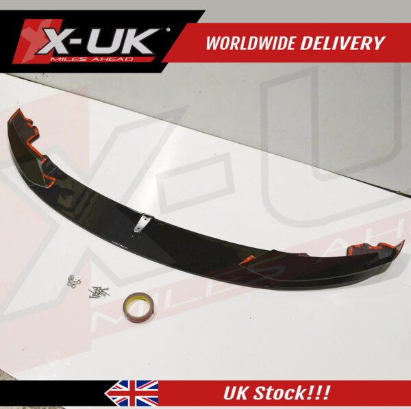 BMW 4 Series F32 F33 F36 M Performance style gloss black front splitter