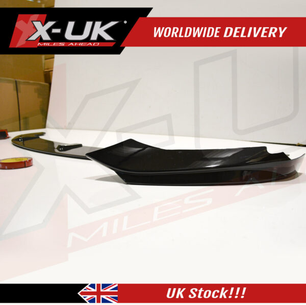 BMW 4 Series F32 F33 F36 M Performance style gloss black front splitter