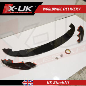 BMW 4 Series F32 F33 F36 M Performance style gloss black front splitter