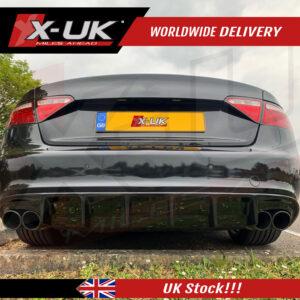 Audi A5 S-line S5 2007-2012 Sportback rear diffuser version 2.0