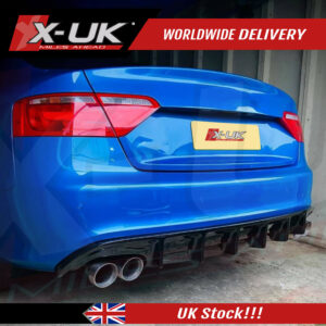 Audi A5 S-line S5 2007-2012 Sportback rear diffuser version 2.0