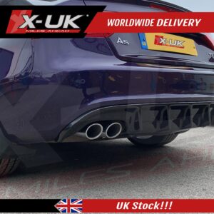 Audi A5 S-line S5 2007-2012 Sportback rear diffuser version 2.0