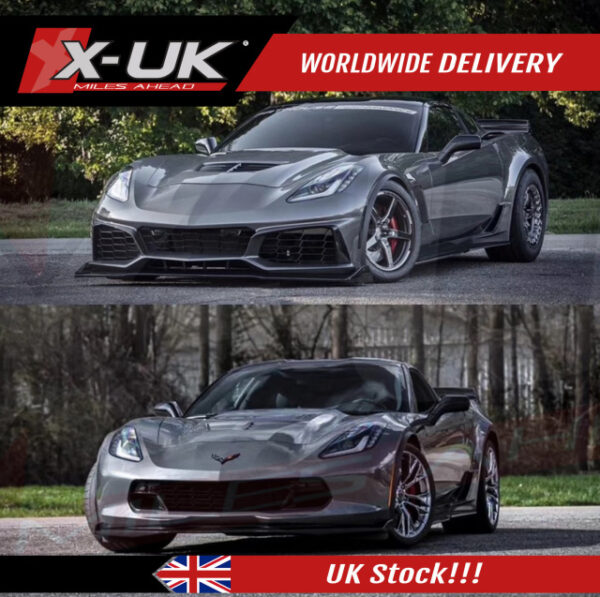 ZR1 style front bumper conversion for Chevrolet Corvette C7 2014-2019