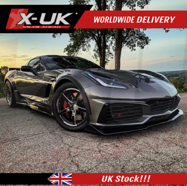 ZR1 style front bumper conversion for Chevrolet Corvette C7 2014-2019