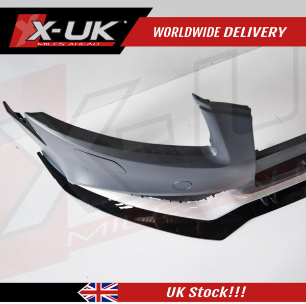 Audi RS5 2007-2012 black FRP front lower splitter lip valance