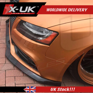 Audi RS5 2007-2012 black FRP front lower splitter lip valance