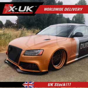 Audi RS5 2007-2012 black FRP front lower splitter lip valance