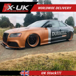 Audi RS5 2007-2012 black FRP front lower splitter lip valance