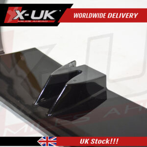 Audi RS5 2007-2012 black FRP front lower splitter lip valance