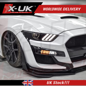 Ford Mustang 2015-2017 GT500 style front bumper conversion body kit