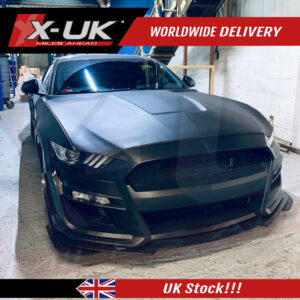 Ford Mustang 2015-2017 GT500 style front bumper conversion body kit